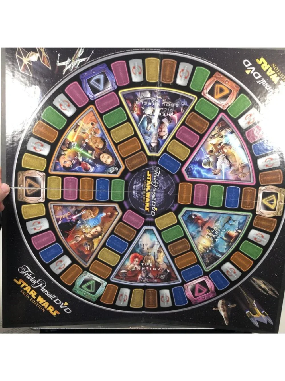 Trivial Pursuit DVD Star Wars Saga Edition, 2005 Collectors Tin, Complete C